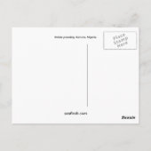 Preening Robins Briefkaart (Achterkant)