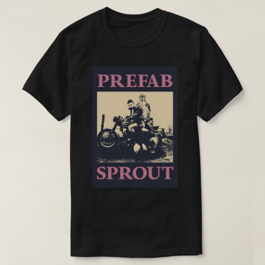 Prefab Sprout Sticker T-shirt (Design voorkant)
