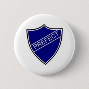 Prefect het Blauw van het Kenteken Ronde Button 5,7 Cm