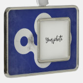 prefectuur Osaka Verzilverd Kader Ornament (Rechts)