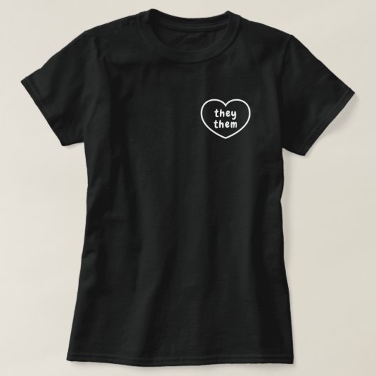 Preferred Pronoun T-shirt (Design voorkant)