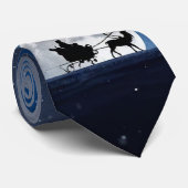Preflight - Heren Custom Kerst Kraag Stropdas (Opgerold)