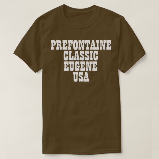 Prefontaine 1 t-shirt (Design voorkant)