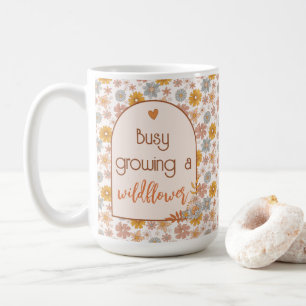 Pregancy Mommy-to-be Mug Boho Fleur sauvage