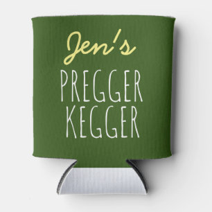 Pregger Kegger coed baby shower koelboxxen, baby Blikjeskoeler