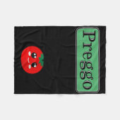 Preggo Sauce Grappig Zwangerschap Halloween Kostuu Fleece Deken (Voorkant (Horizontaal))