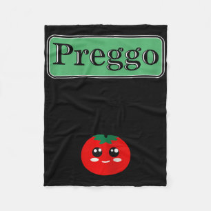 Preggo Sauce Grappig Zwangerschap Halloween Kostuu Fleece Deken
