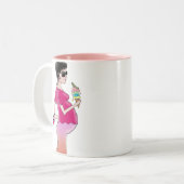 Preggo Tweekleurige Koffiemok (Voorkant links)