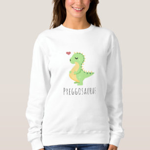 Preggosaurus Cute Dinosaur Baby Shower Trui