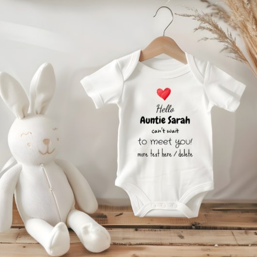 Pregnancy Announcement Idea, Future Aunt, Uncle, Romper