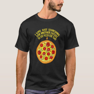 Pregnancy Announcement Pizza For Two Baby Belly T-shirt