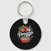 Pregnancy Announcement Prego Pasta Sauce Funny Pre Sleutelhanger (Voorkant)