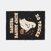 Pregnant Ghost Lazy Trick Or Treat Dress Funny Hal Fleece Deken (Voorkant (Horizontaal))