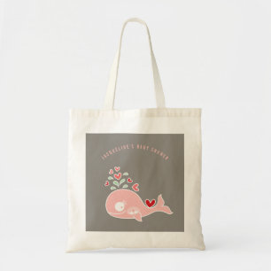 Pregnant rose maman baleine fille Baby shower sac