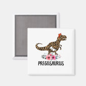 Pregosaurus Funny Zwangerschap Gift Magneet (Voorkant / Achterkant)