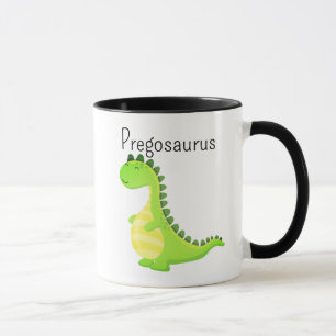 Pregosaurus Grappige Zwangere Dinosaurus Koffie Mok