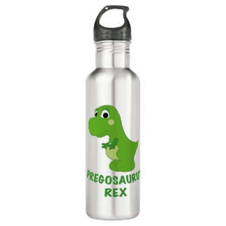 Pregosaurus Rex Zwangerschap T-Rex Cute Dinosaur Waterfles