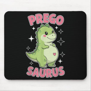 Pregosaurus Schattige Retro Mama Dinosaurus Zwange Muismat