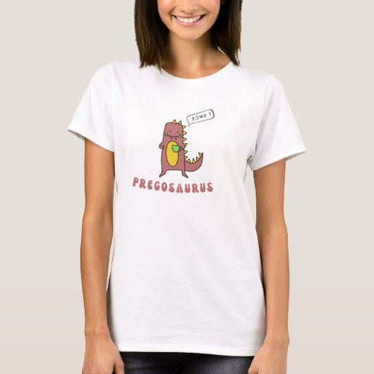 Pregosaurus shirt, mamasaurus shirt (Voorkant)