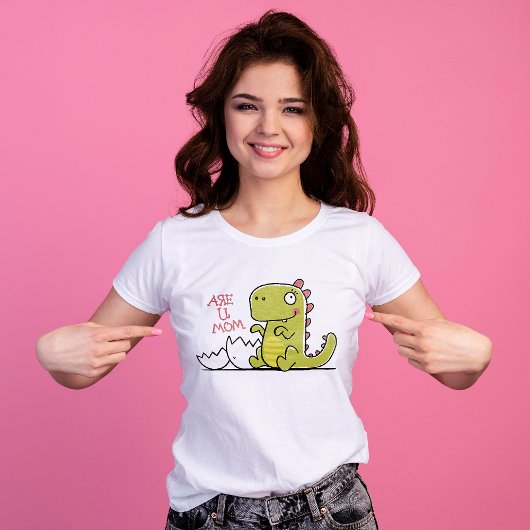 Pregosaurus Zwangerschap Aankondiging t-shirt
