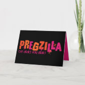 Pregzilla Kaart (Voorkant)