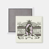 Pregzilla Magneet (Voorkant / Achterkant)