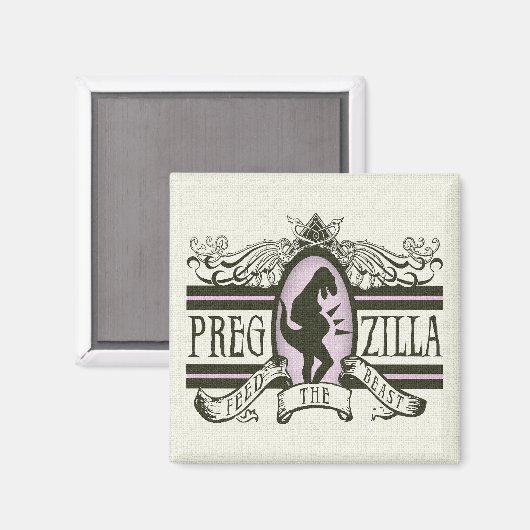 Pregzilla Magneet (Voorkant / Achterkant)