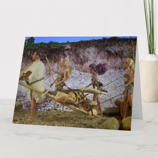 Prehistorisch Leven. Kaart (Voorkant)