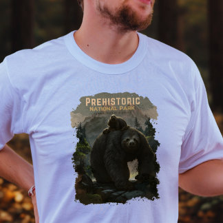 Prehistorisch Nationaal Park - Reuzenluiaards T-shirt