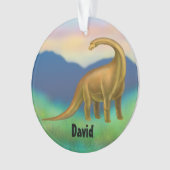 Prehistorische Brachiosaurus Dinosaur Ornament (voorkant)