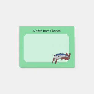 Prehistorische dieranomalocaris rechthoekig post-it® notes