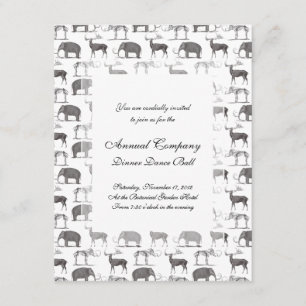 Prehistorische dieren - Wooly Mammoth en Megaceros Kaart