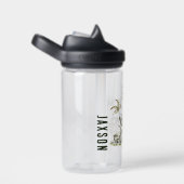 Prehistorische Dinosaur Scene Waterfles (Rechts)