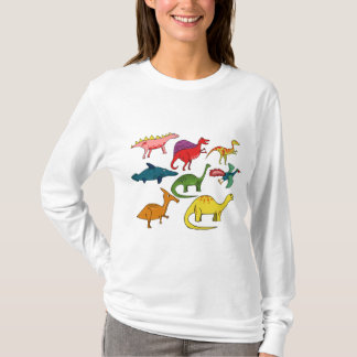 Prehistorische dinosaurus t-shirt