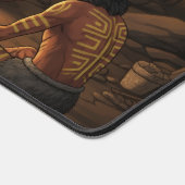 Prehistorische grotschildering Scène Desk Mat (Hoek)