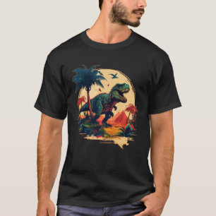 Prehistorische Krijt Dinosauriërs Jurassic Tyranno T-shirt