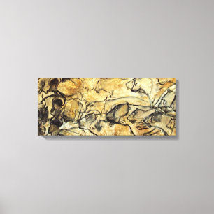 Prehistorische Lascaux Lions Canvas Art Print