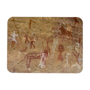 Prehistorische rotstekeningen, Akakus, Sahara Magneet