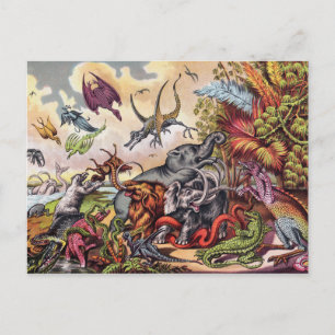 Prehistorische speelplaats briefkaart