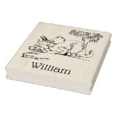 Prehistorische Triceratops Dinosaurus Naam Rubberstempel (Stempel)