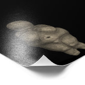 Prehistorische Venus Figurus Foto Afdruk (Hoek)