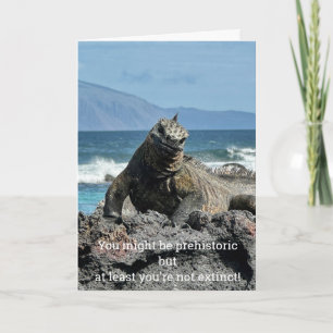 Prehistorische verjaardagskaart kaart