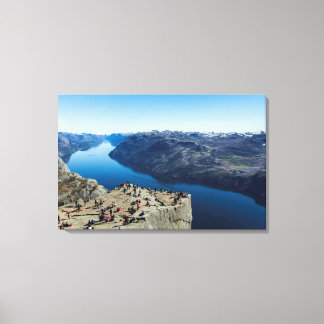 Preikestolen (Pulpit Rock) Canvas Afdruk