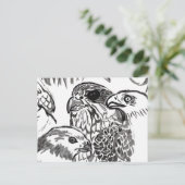 Preivogels Briefkaart (Staand voorkant)