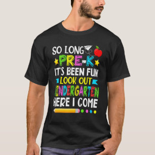 Prek het is leuk om kinderen te leren studeren t-shirt