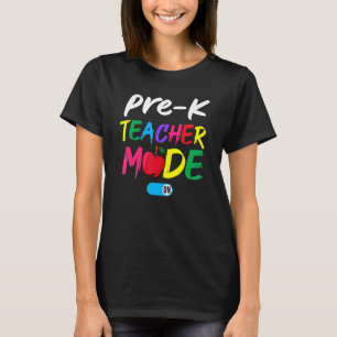 Prek lerarenplein, modus op terug naar school t-shirt