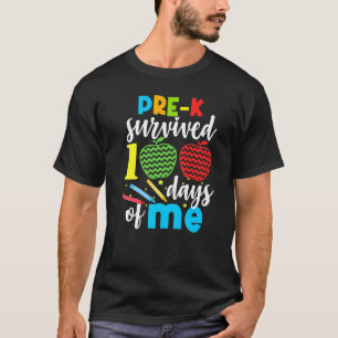 Prek overleed 100 dagen van mij 100 dagen op schoo t-shirt