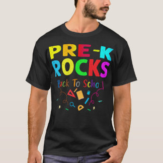 Prek Rocks is cool leraren cadeau terug naar schoo T-shirt