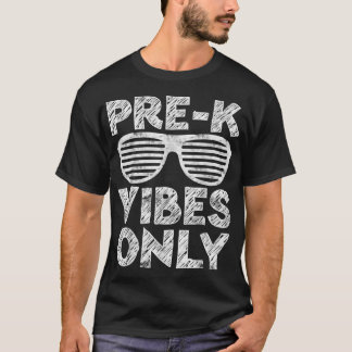 PreK Vibes is maar grappig terug naar school T-shirt