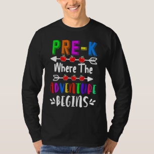 Prek waar het avontuur begint met de Kinderen van  T-shirt